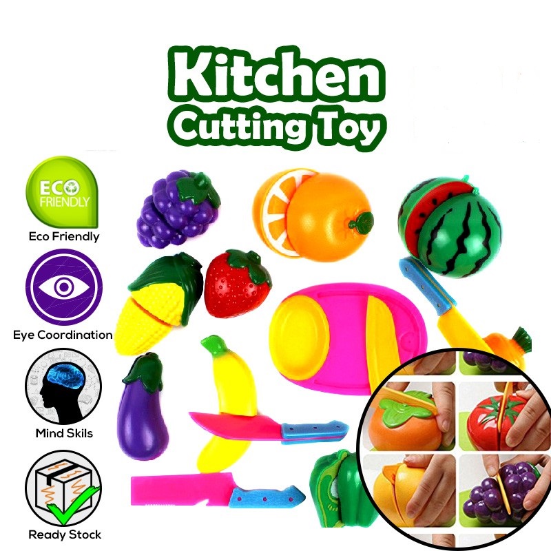 ET 804 Kitchen Vegetable Food Cutting Toys As Picture